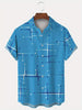 Brad – retro-grafik-print-shirt für männer