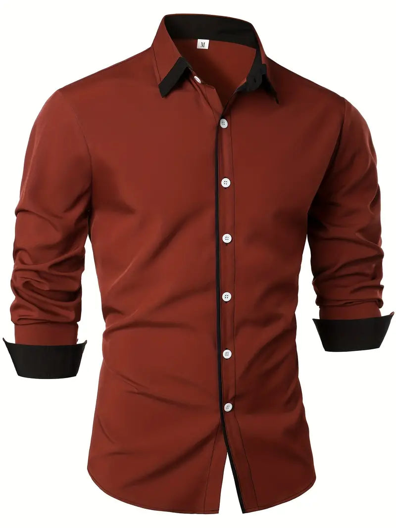 James – lässiges langarmshirt für herren