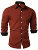 James – lässiges langarmshirt für herren