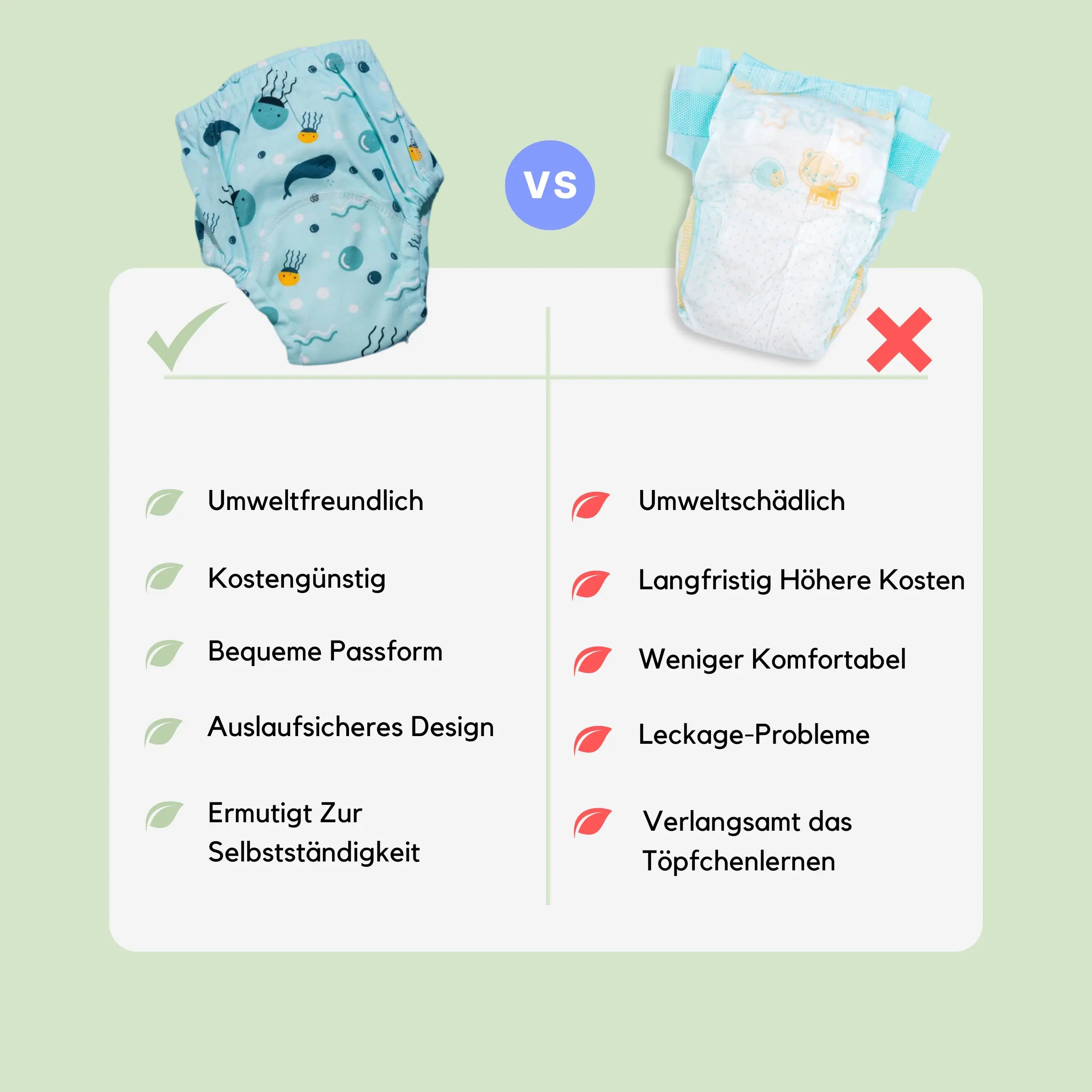 1+1 GRATIS | Snugglers™ Die bequemsten Training Pants für den Potty Training-Erfolg