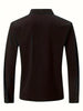Owen – lässiges langarmshirt in volltonfarbe