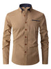 Kevin – klassisches button-up-hemd für herren