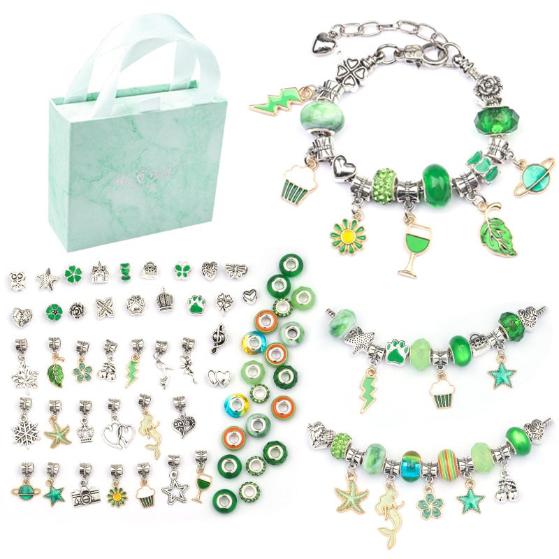 SparkleCraft™ | Kristall-Charm-Armband-Set