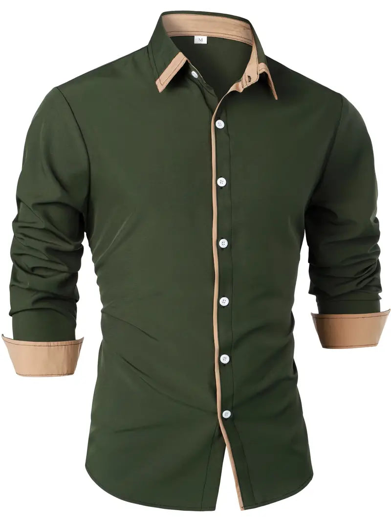 James – lässiges langarmshirt für herren