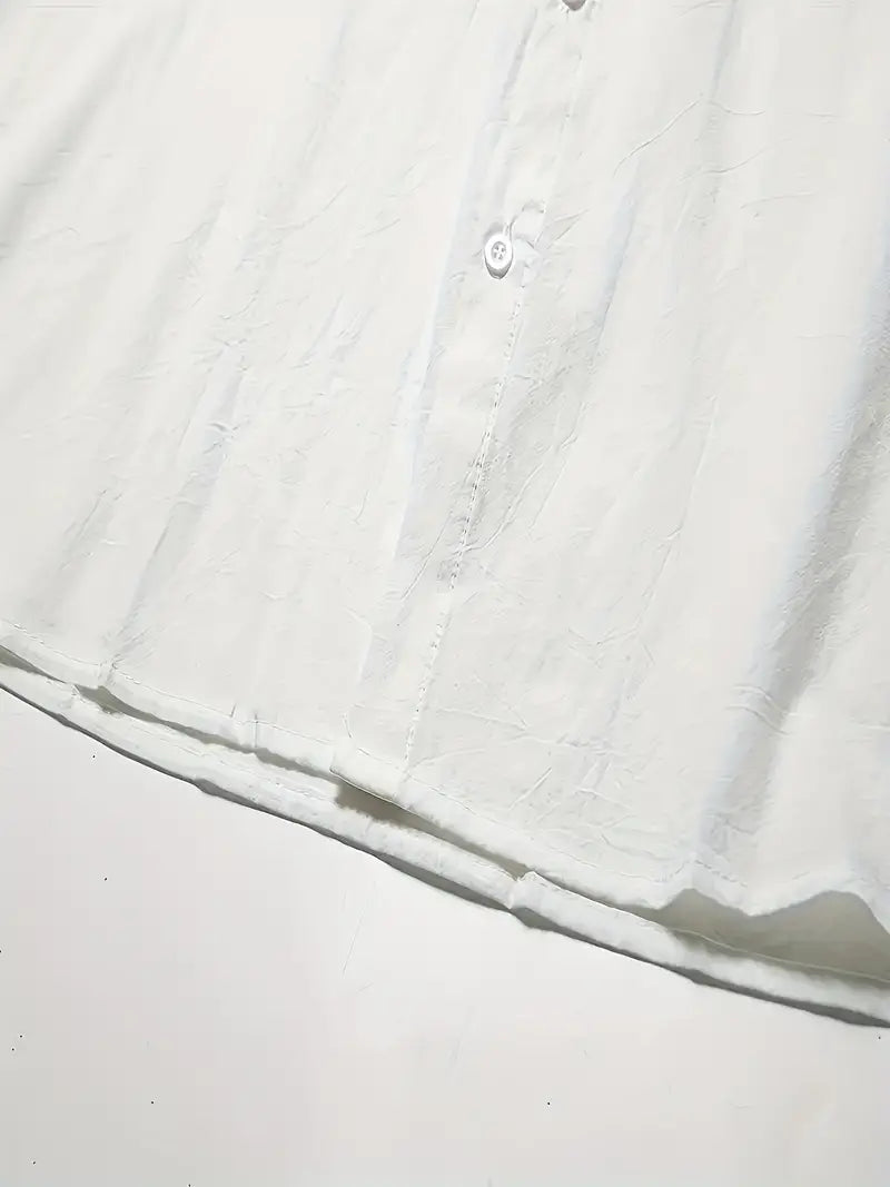 Owen – lässiges langarmshirt in volltonfarbe