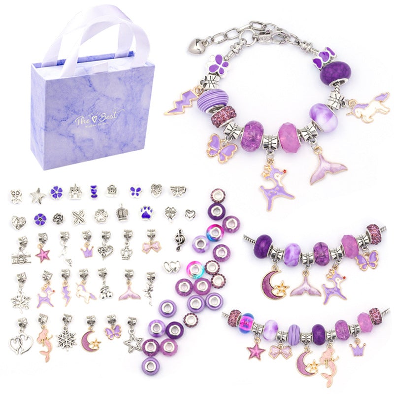 SparkleCraft™ | Kristall-Charm-Armband-Set