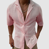 Elegantes Button-Down Herrenhemd für den Sommer - Valentinian