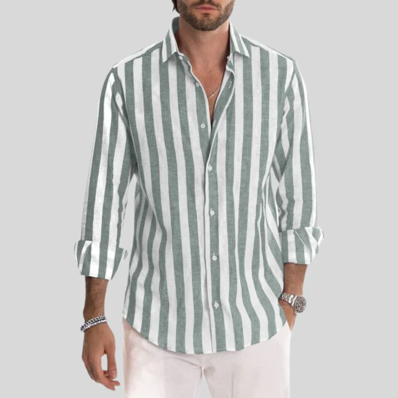 Elegantes gestreiftes Sommerhemd  - Theophil
