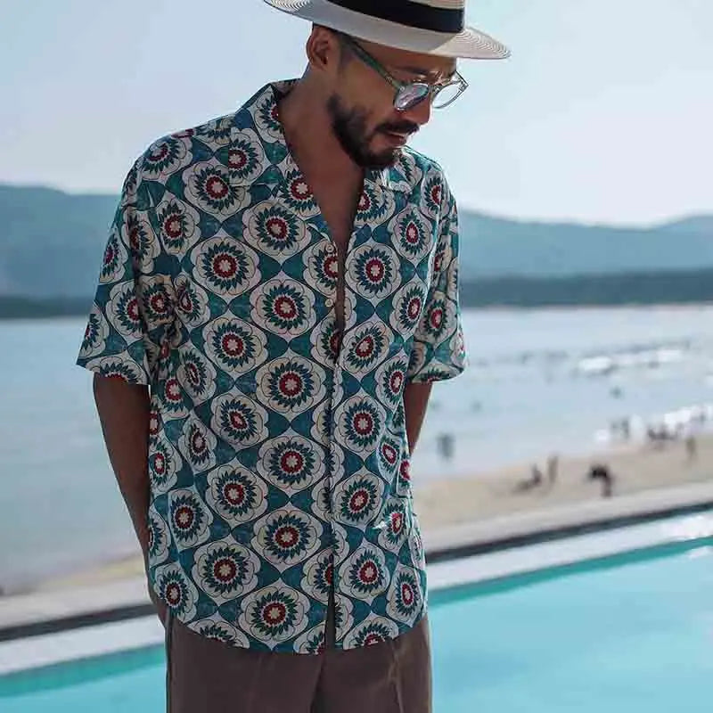 Elegantes Herren-Sommerhemd im Vintage-Stil - Jansen