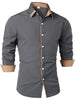 James – lässiges langarmshirt für herren