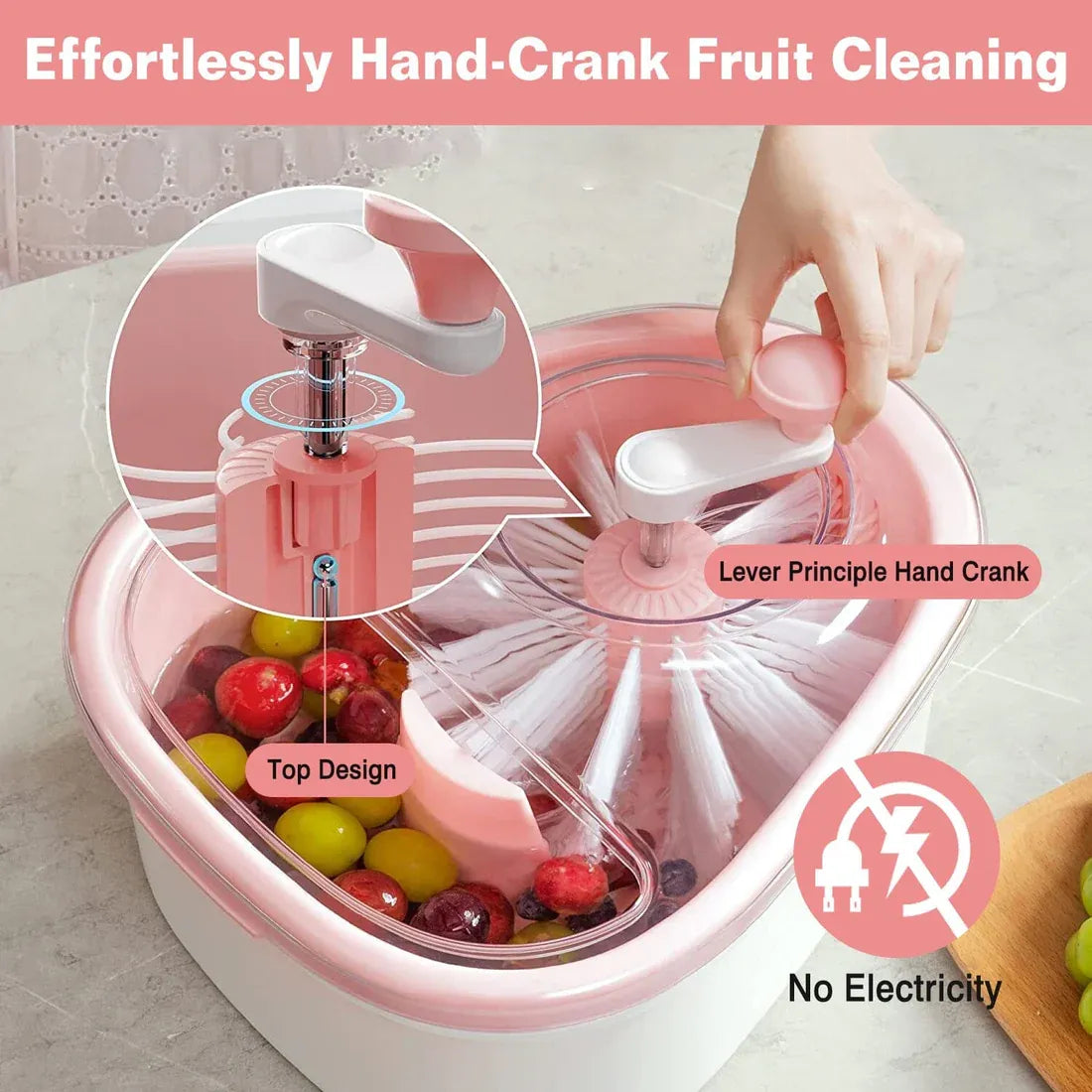 SpinWash™ - Frisches Obst und Gemüse im Handumdrehen!