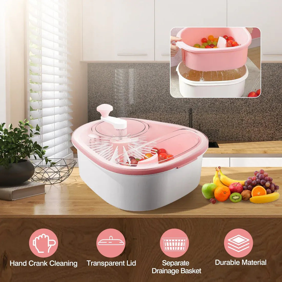 SpinWash™ - Frisches Obst und Gemüse im Handumdrehen!