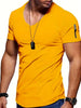 Lässiges T-Shirt mit V-Ausschnitt für den Sommer - Detlev