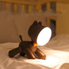 Kabellampe für Hunde am Bett