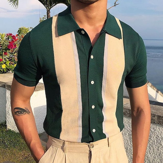 Schickes Herren-Strick-Sommerhemd - Macky