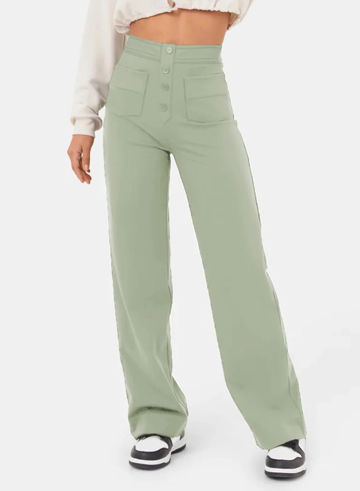 Stretchelle™ - Damen Casual Hohe Taille Stretch Hose