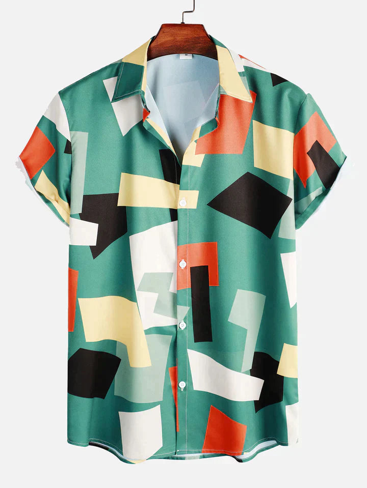 Stylisches bedrucktes Sommerhemd - Roberto
