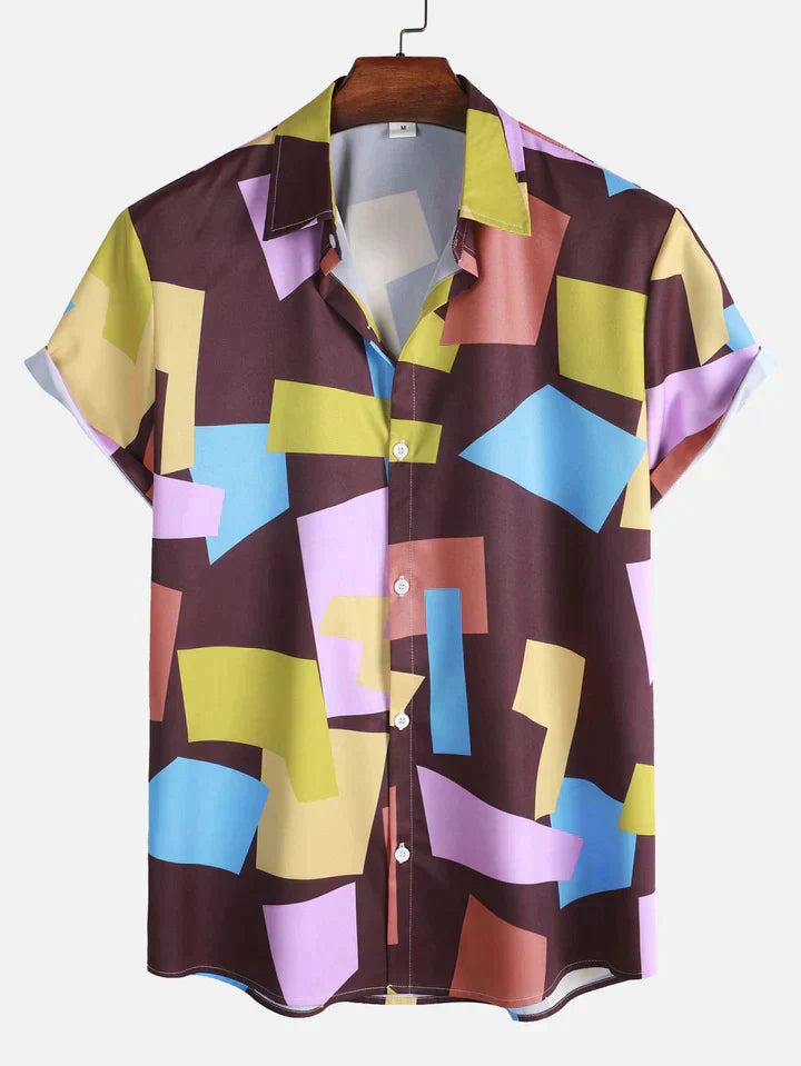 Stylisches bedrucktes Sommerhemd - Roberto