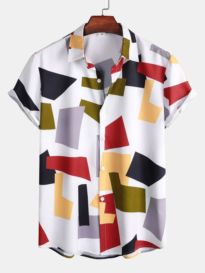 Stylisches bedrucktes Sommerhemd - Roberto
