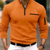 Arkin – poloshirt mit viertelreißverschluss für herren!