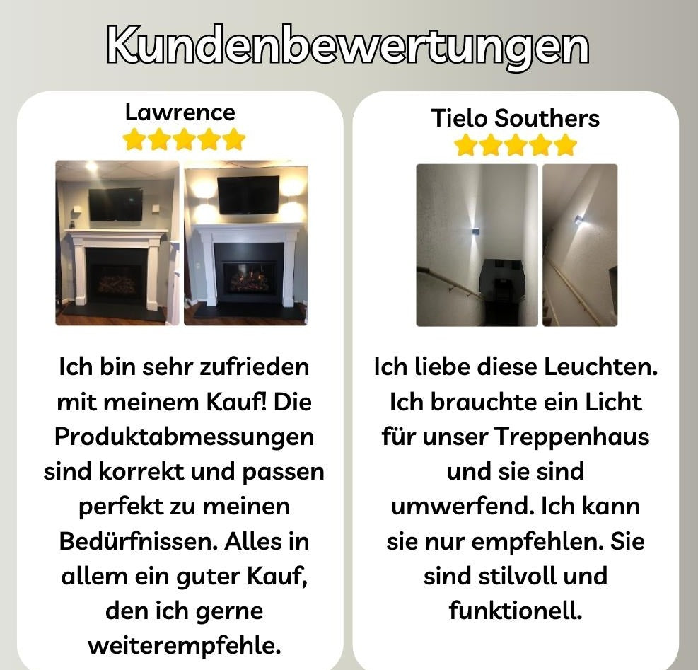 LuminaCube™ - Die kabellose und luxuriöse Wandleuchte!